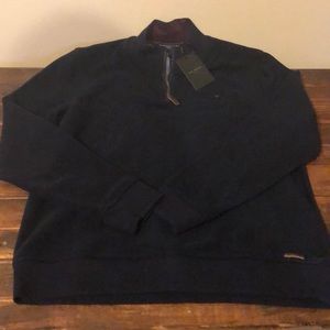 Ted Baker NWT fleece 1/2 zip funnel neck